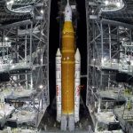 Racheta lunară NASA revine pe rampa de lansare