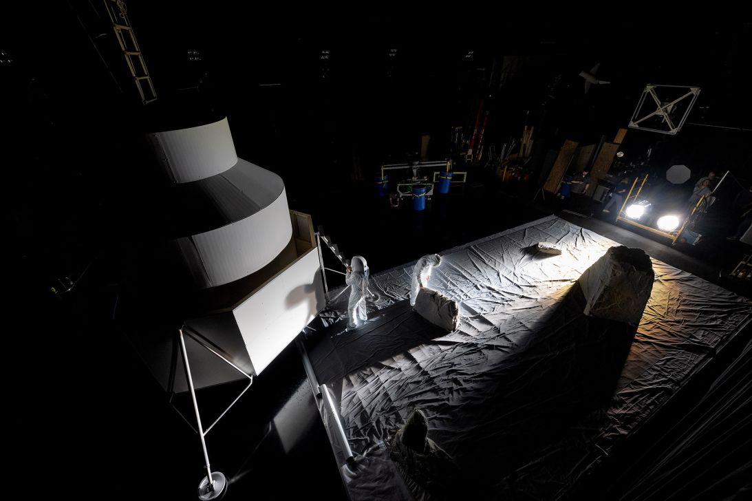 Preparation for the Artemis IV lunar landing is underway as NASA teams simulate the lunar lighting astronauts may encounter when landing at the moon's south pole.